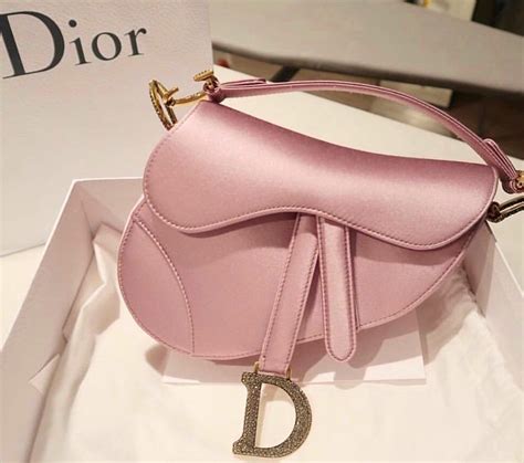 dior saddle satin pink|genuine Dior saddle bag.